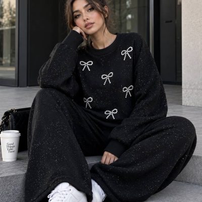 ست دورس شلوار پاپیونی کد 617