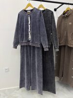 ست فول مستر مخمل کبریتی کد ۶۲۲۳