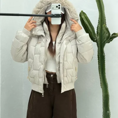 کاپشن پافر شو miu