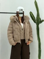 کاپشن پافر شو miu