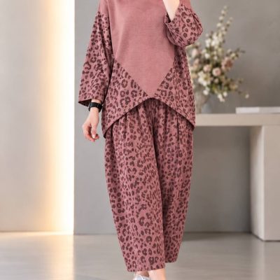 دوتیکه پلنگی اورسایز